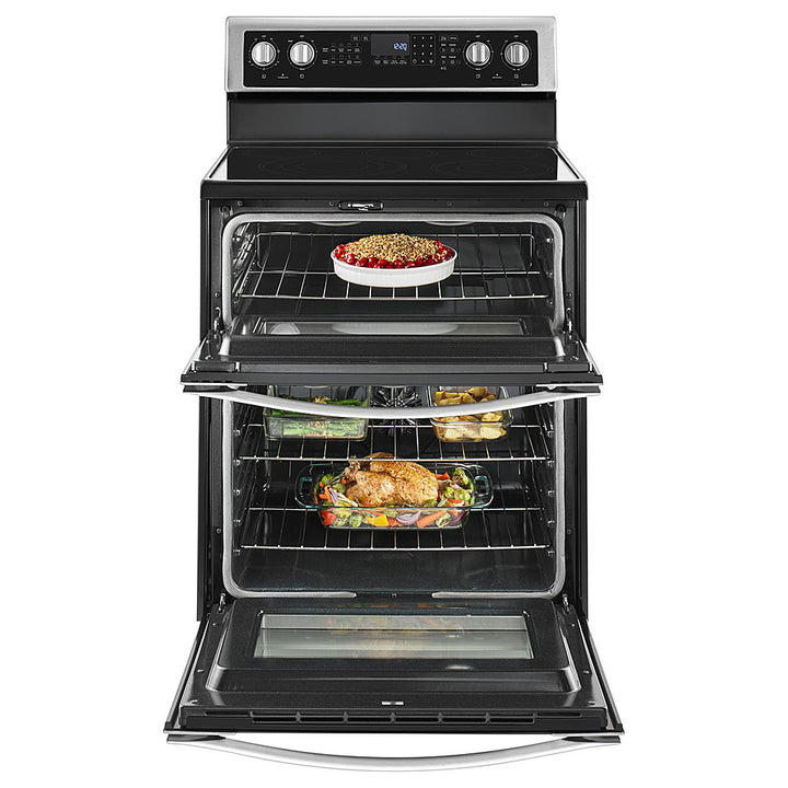 Whirlpool - 6.7 Cu. Ft. Self-Cleaning Freestanding Double Oven Electric Convection Range - Stainless Steel_12