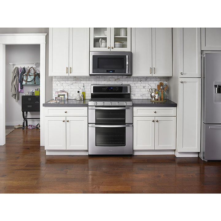 Whirlpool - 6.0 Cu. Ft. Self-Cleaning Freestanding Double Oven Gas Convection Range - Stainless Steel_7