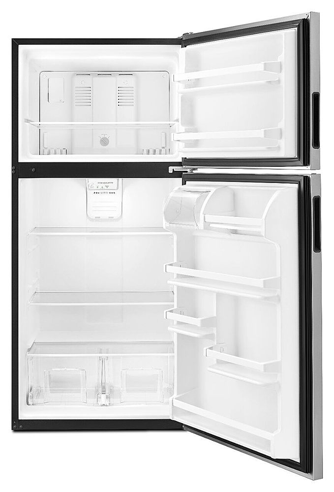 Amana - 18 Cu. Ft. Top-Freezer Refrigerator - Stainless Steel_1