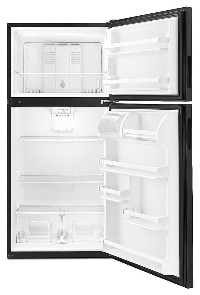 Amana - 18 Cu. Ft. Top-Freezer Refrigerator - Black_1