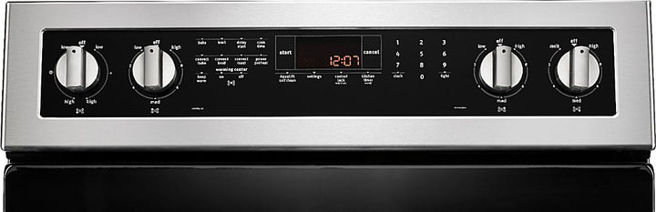 Maytag - 6.4 Cu. Ft. Self-Cleaning Freestanding Fingerprint Resistant Electric Convection Range - Stainless Steel_9