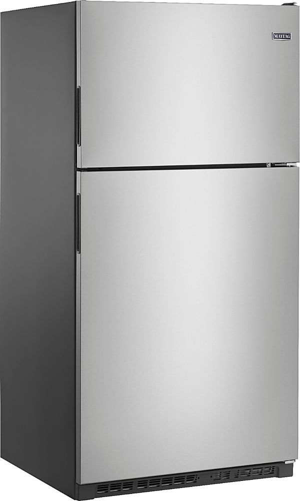 Maytag - 20.5 Cu. Ft. Top-Freezer Refrigerator - Stainless Steel_9