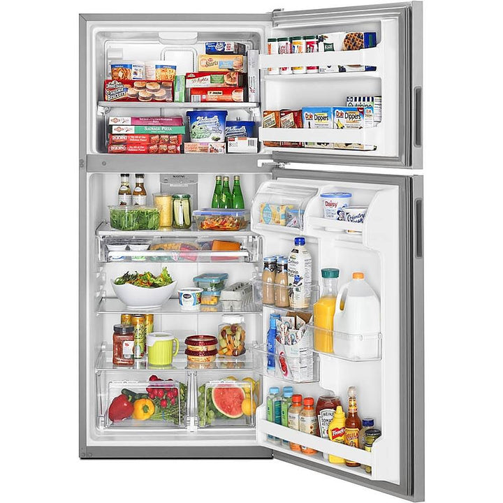 Maytag - 20.5 Cu. Ft. Top-Freezer Refrigerator - Stainless Steel_4