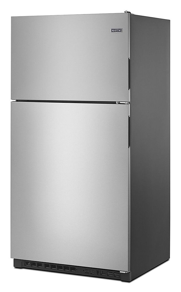 Maytag - 20.5 Cu. Ft. Top-Freezer Refrigerator - Stainless Steel_8