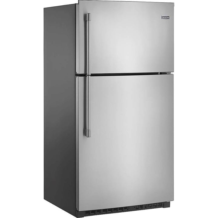 Maytag - 21.2 Cu. Ft. Top-Freezer Refrigerator - Stainless Steel_10