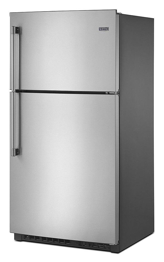 Maytag - 21.2 Cu. Ft. Top-Freezer Refrigerator - Stainless Steel_9