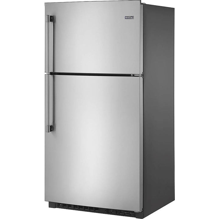 Maytag - 21.2 Cu. Ft. Top-Freezer Refrigerator - Stainless Steel_11