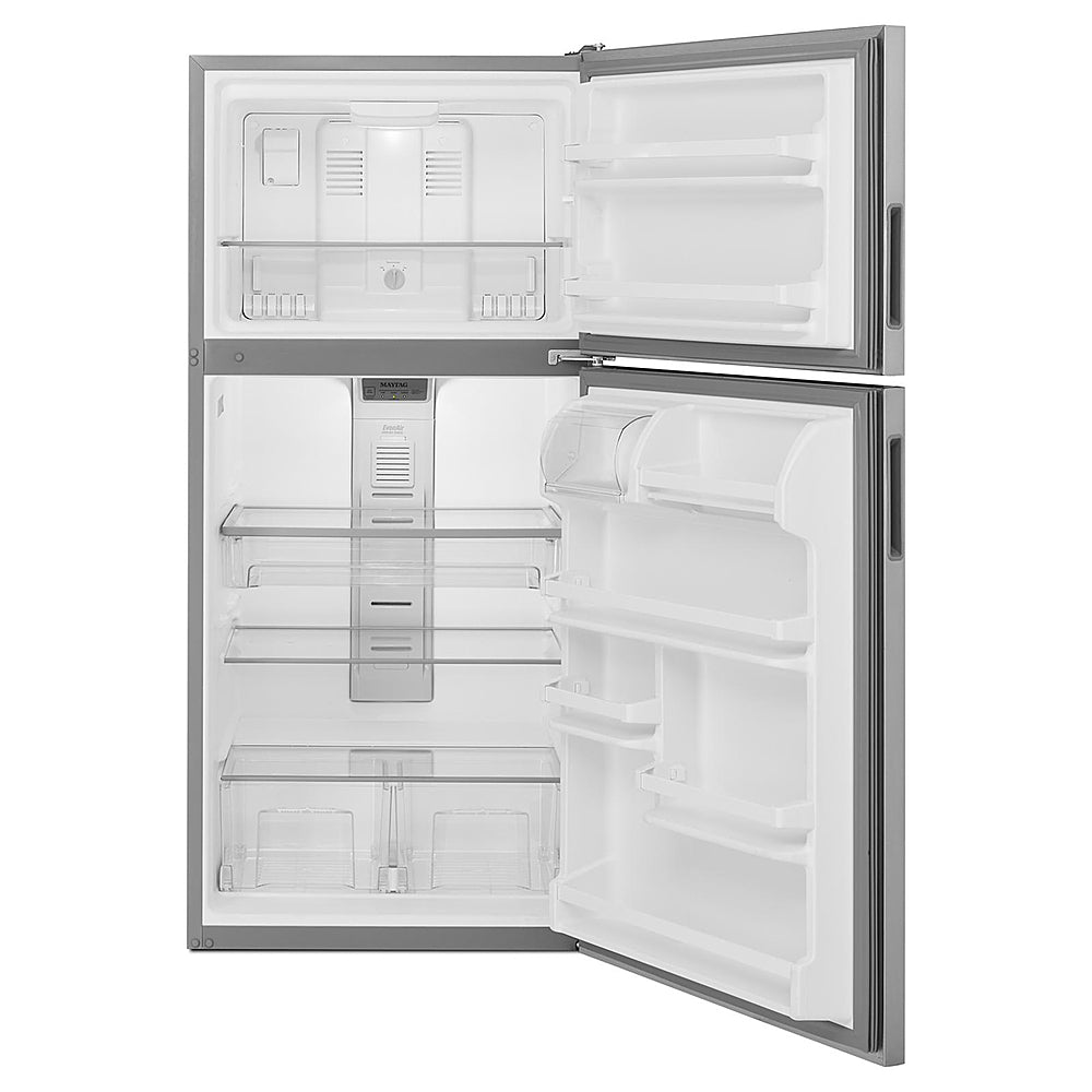 Maytag - 18.1 Cu. Ft. Top-Freezer Refrigerator - Stainless Steel_8