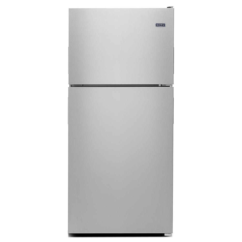 Maytag - 18.1 Cu. Ft. Top-Freezer Refrigerator - Stainless Steel_0