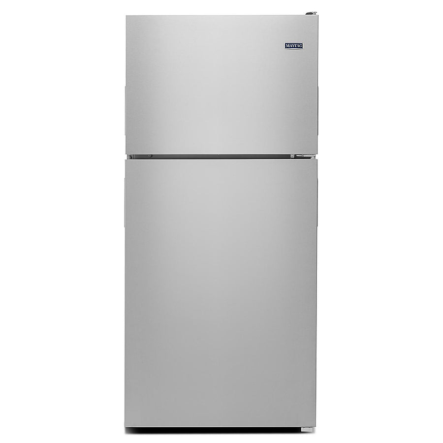 Maytag - 18.1 Cu. Ft. Top-Freezer Refrigerator - Stainless Steel_0