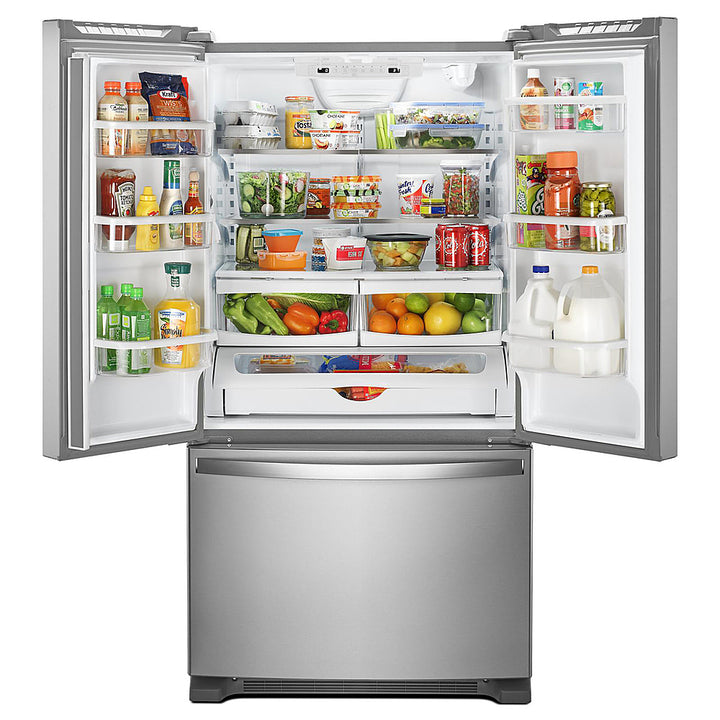 Whirlpool - 25.2 Cu. Ft. French Door Refrigerator with Internal Water Dispenser - Stainless Steel_11