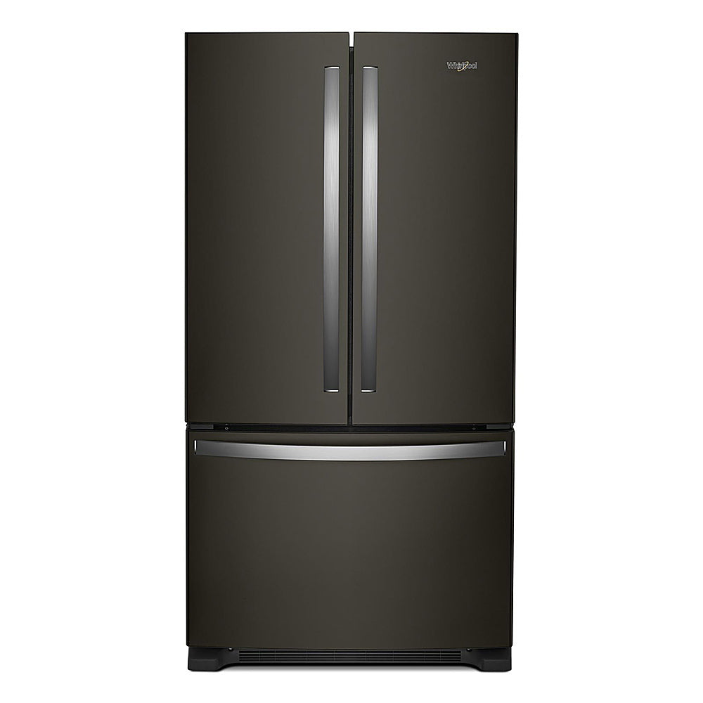 Whirlpool - 25.2 Cu. Ft. French Door Refrigerator with Internal Water Dispenser - Black Stainless Steel_0