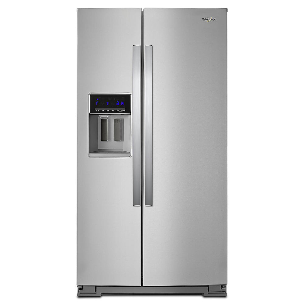Whirlpool - 28.4 Cu. Ft. Side-by-Side Refrigerator with In-Door-Ice Storage - Stainless Steel_0