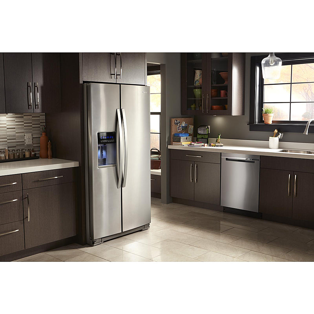 Whirlpool - 28.4 Cu. Ft. Side-by-Side Refrigerator with In-Door-Ice Storage - Stainless Steel_6