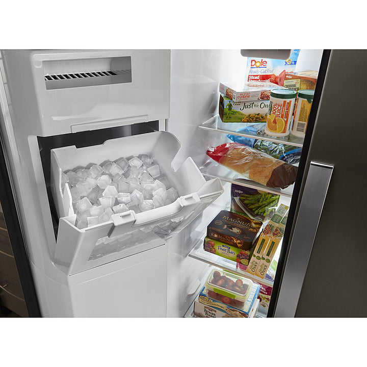 Whirlpool - 28.4 Cu. Ft. Side-by-Side Refrigerator with In-Door-Ice Storage - Stainless Steel_10