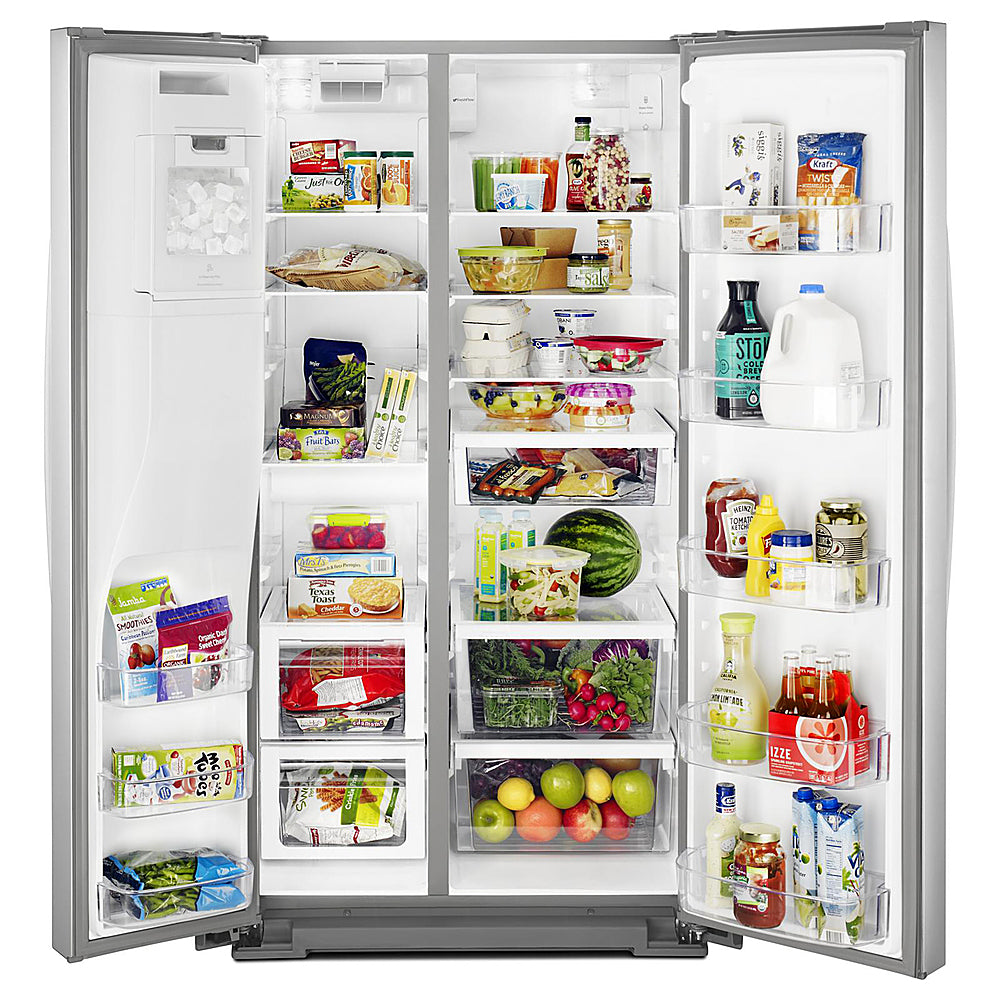 Whirlpool - 28.4 Cu. Ft. Side-by-Side Refrigerator with In-Door-Ice Storage - Stainless Steel_13