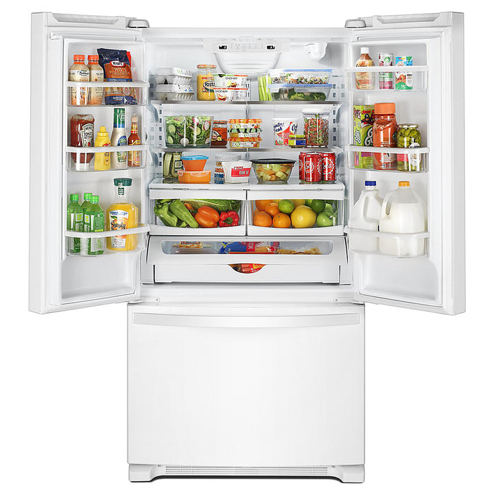 Whirlpool - 25.2 Cu. Ft. French Door Refrigerator with Internal Water Dispenser - White_10