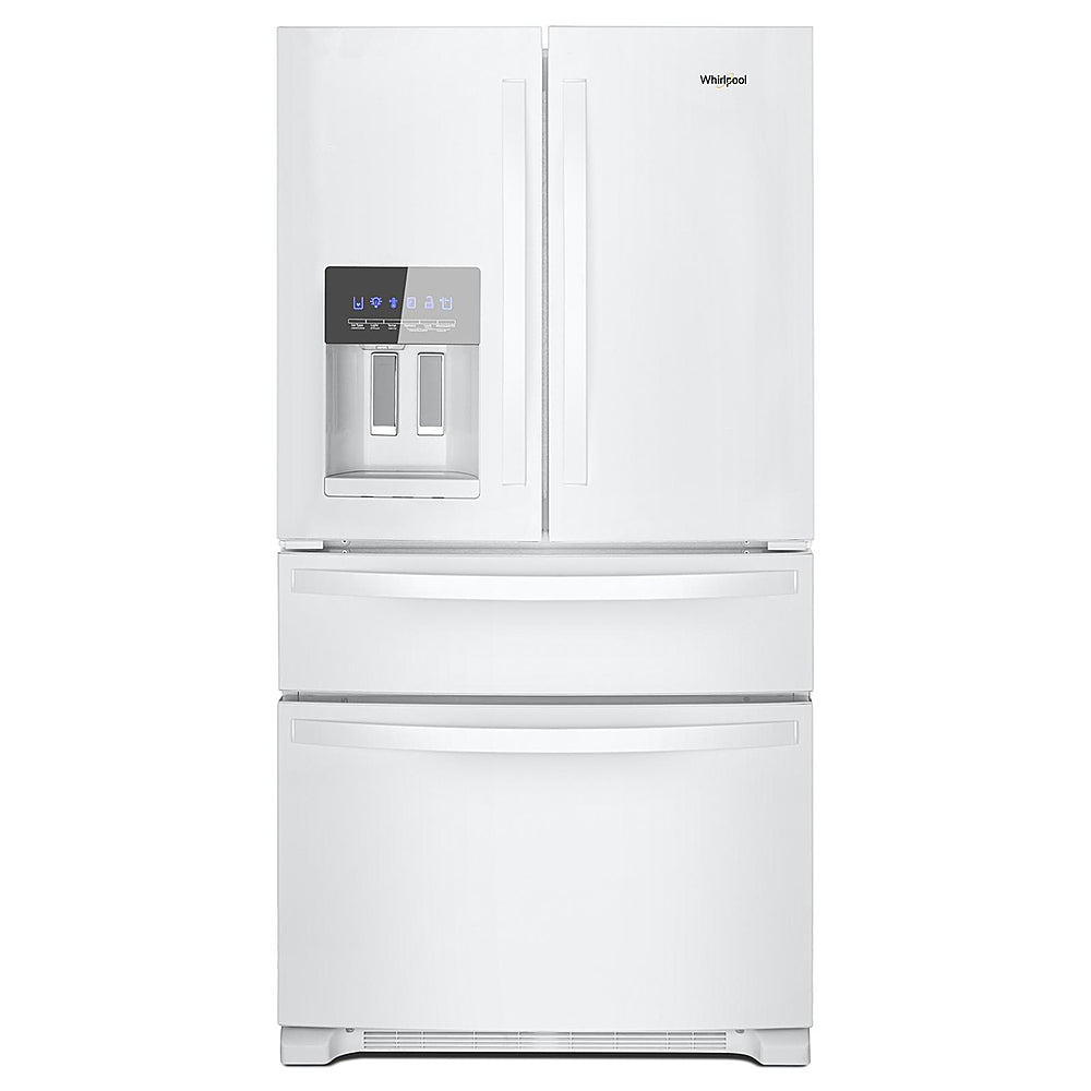 Whirlpool - 25 cu. ft. French Door Refrigerator with External Ice and Water Dispenser - White_0