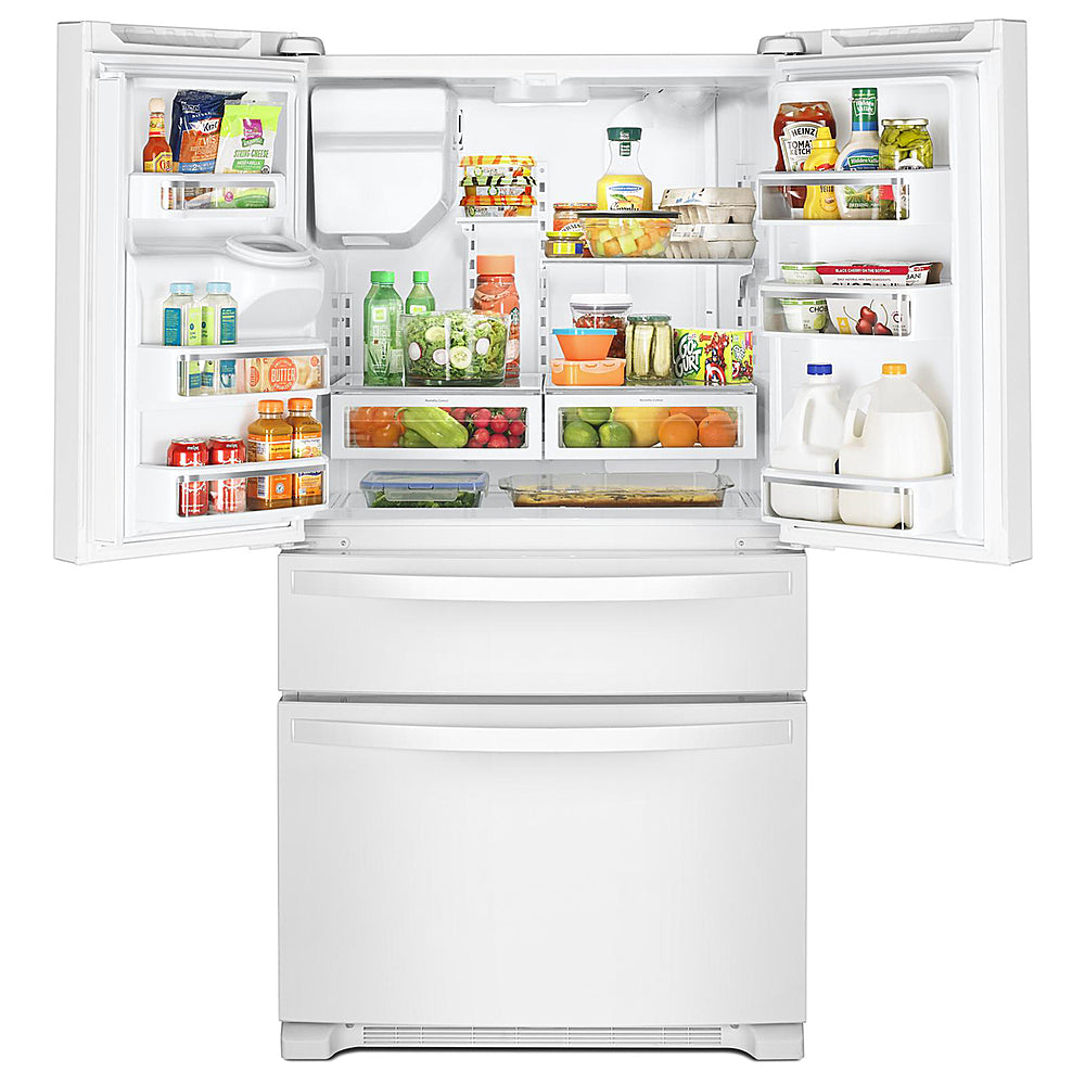 Whirlpool - 25 cu. ft. French Door Refrigerator with External Ice and Water Dispenser - White_9