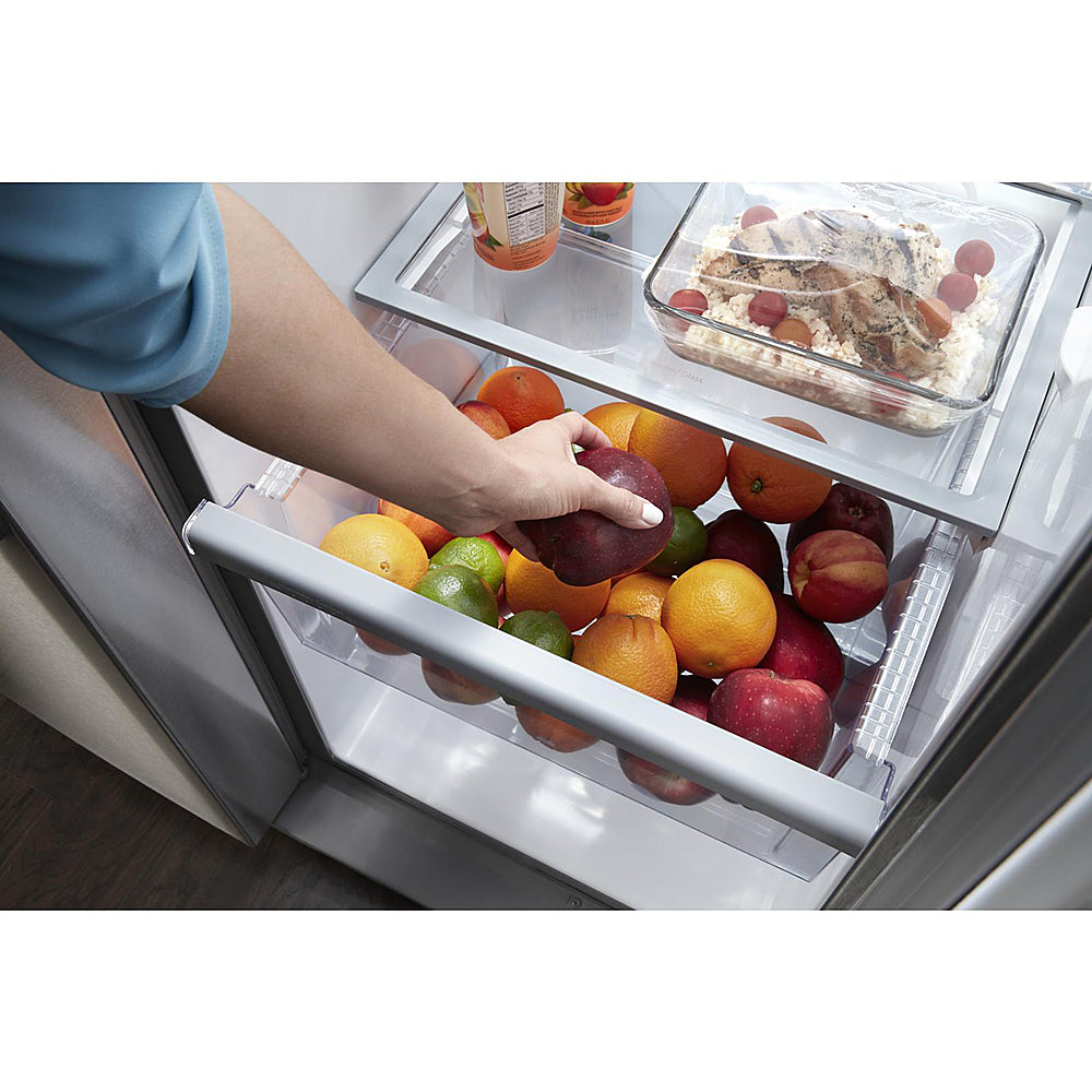 Maytag - 20.6 Cu. Ft. Side-by-Side Refrigerator - Stainless Steel_7