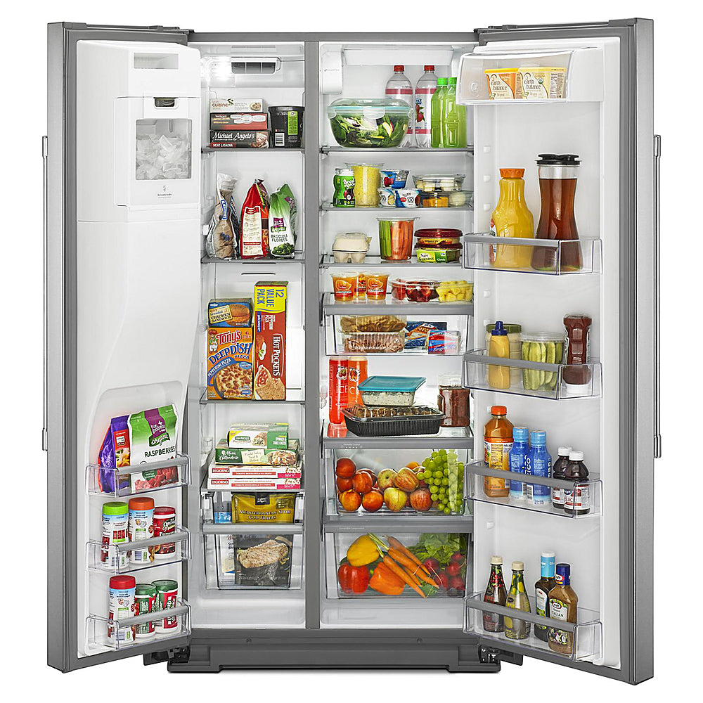 Maytag - 20.6 Cu. Ft. Side-by-Side Refrigerator - Stainless Steel_9