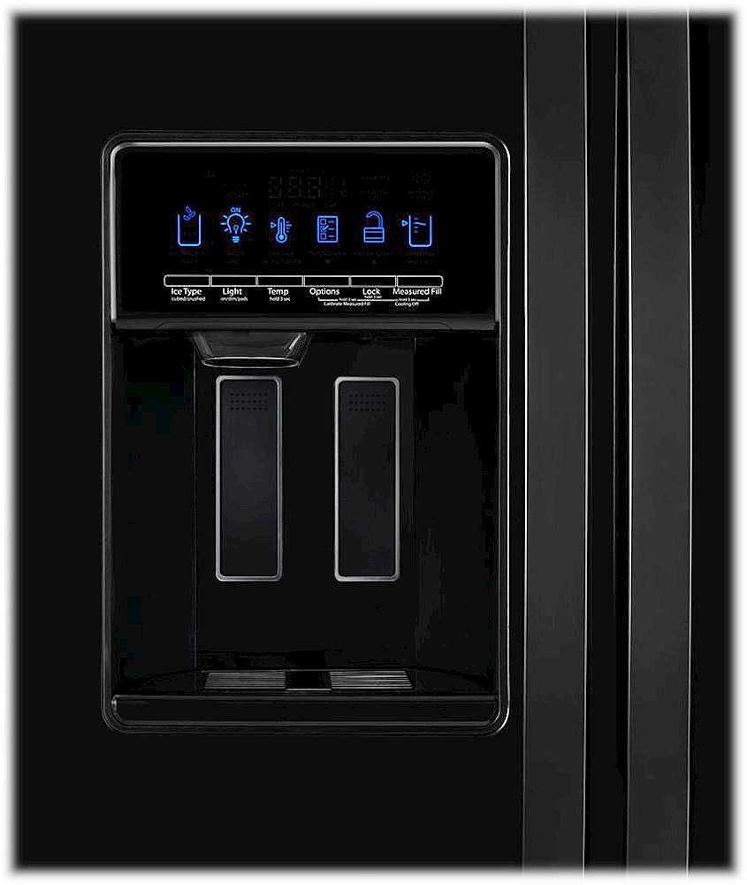 Whirlpool - 28.5 Cu. Ft. Side-by-Side Refrigerator with In-Door-Ice Storage - Black_6