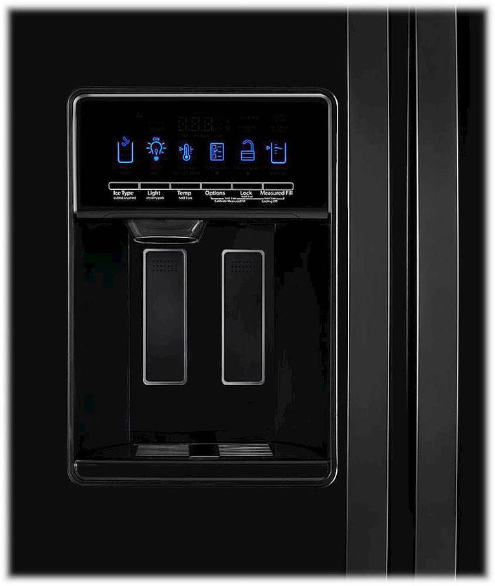 Whirlpool - 28.5 Cu. Ft. Side-by-Side Refrigerator with In-Door-Ice Storage - Black_6