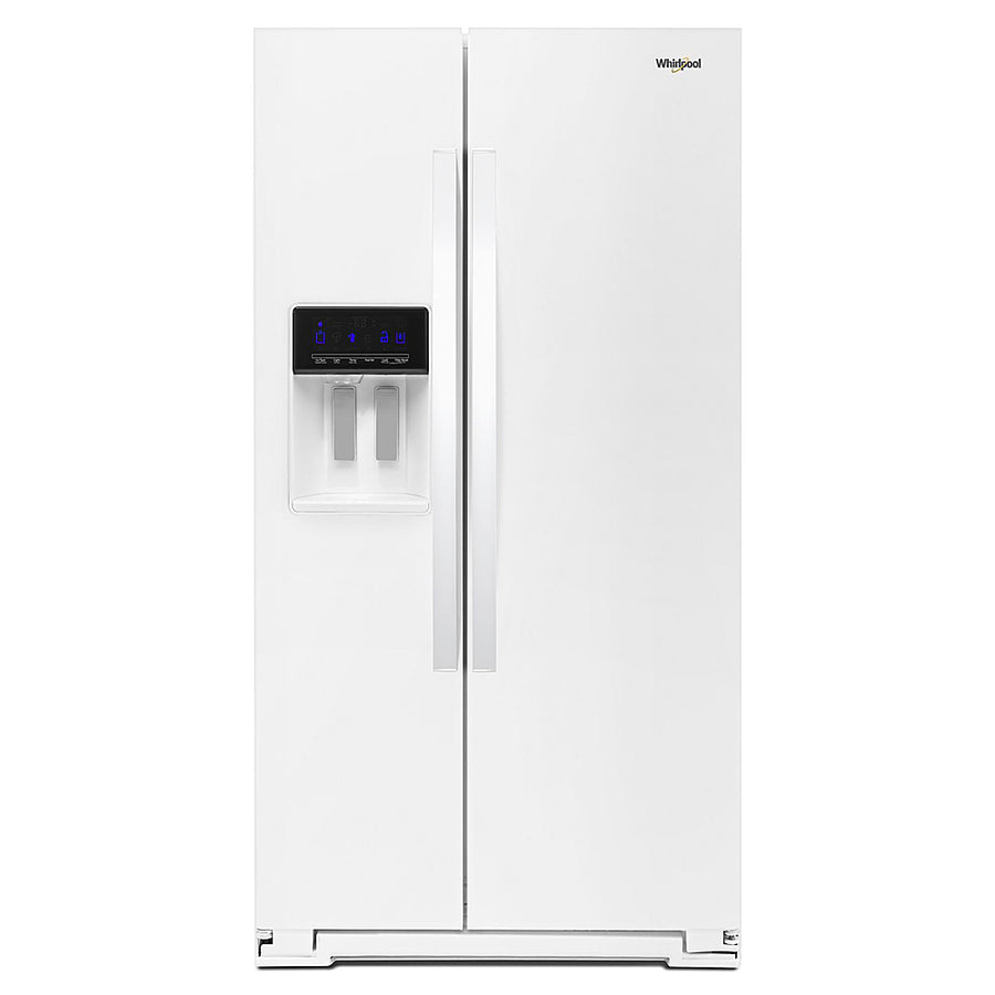Whirlpool - 28.5 Cu. Ft. Side-by-Side Refrigerator with In-Door-Ice Storage - White_0