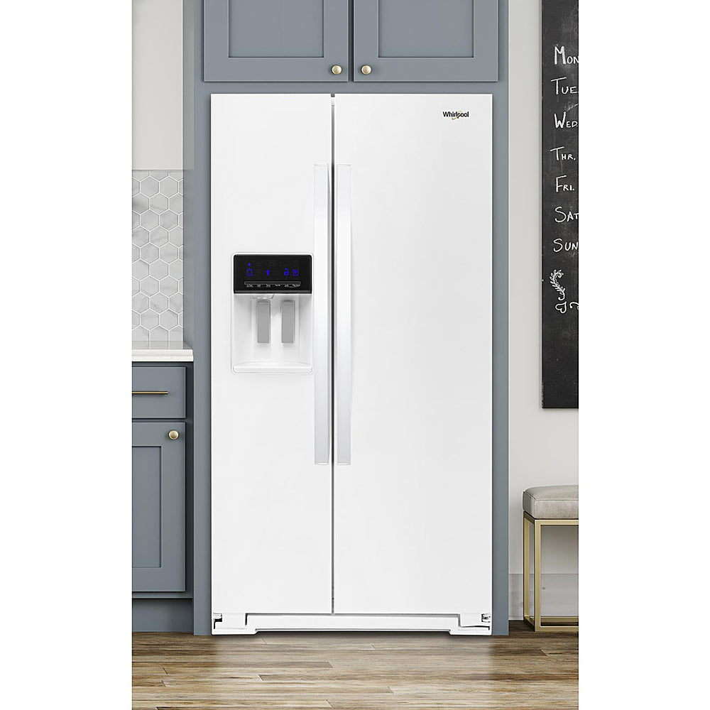 Whirlpool - 28.5 Cu. Ft. Side-by-Side Refrigerator with In-Door-Ice Storage - White_4