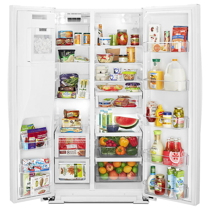 Whirlpool - 28.5 Cu. Ft. Side-by-Side Refrigerator with In-Door-Ice Storage - White_10