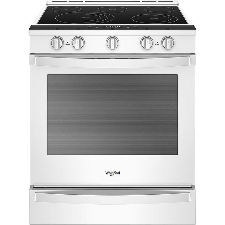 Whirlpool - 6.4 Cu. Ft. Self-Cleaning Slide-In Electric Convection Range - White_0