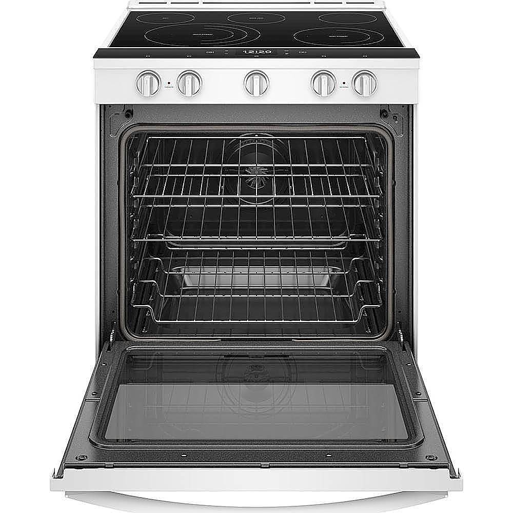 Whirlpool - 6.4 Cu. Ft. Self-Cleaning Slide-In Electric Convection Range - White_2