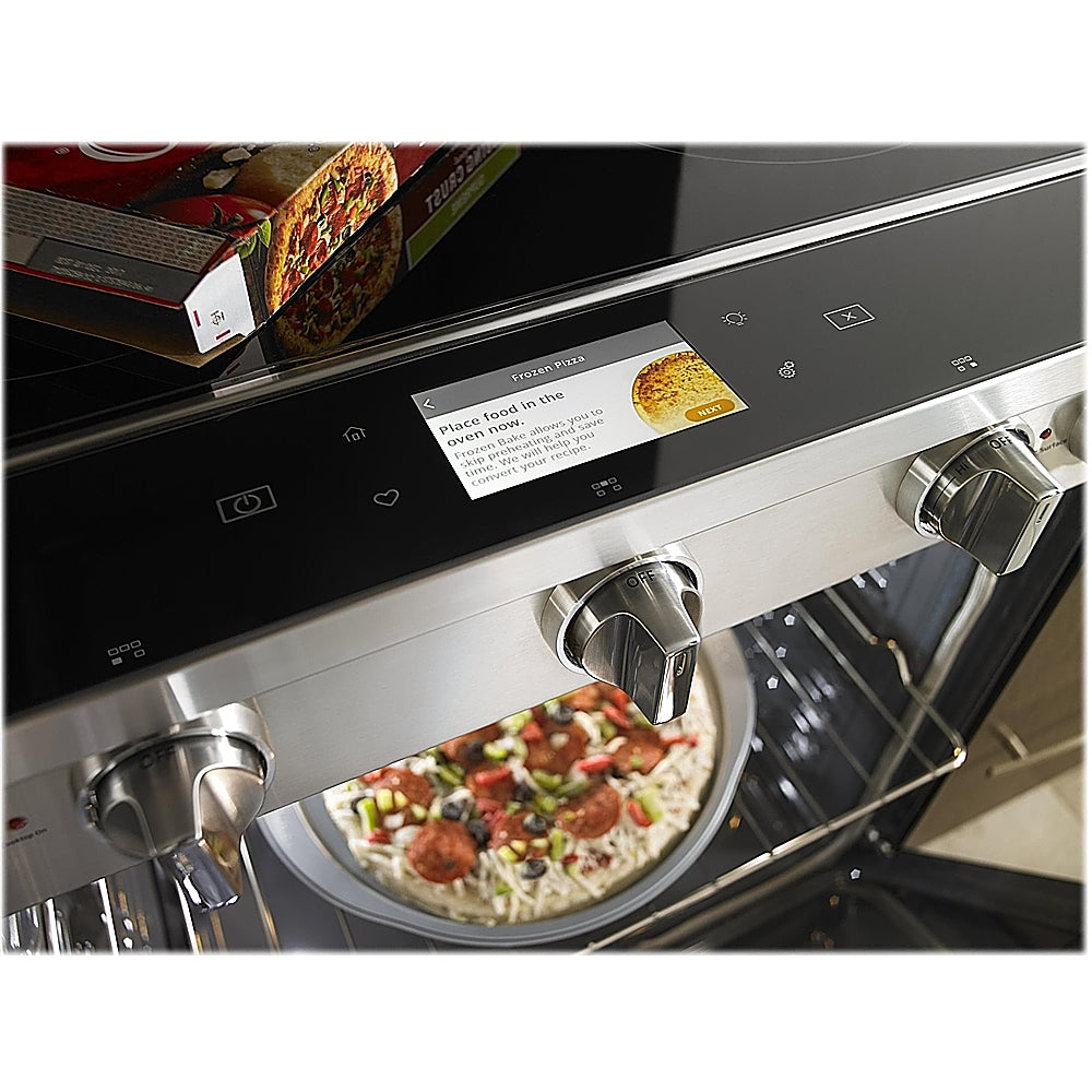 Whirlpool - 6.4 Cu. Ft. Slide-In Electric Convection Range with Self-Cleaning with Air Fry with Connection - Stainless Steel_8