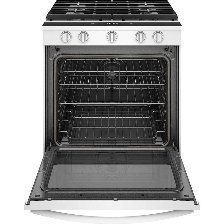 Whirlpool - 5.8 Cu. Ft. Slide-In Gas Convection Range with Self-Cleaning with Air Fry with Connection - White_3