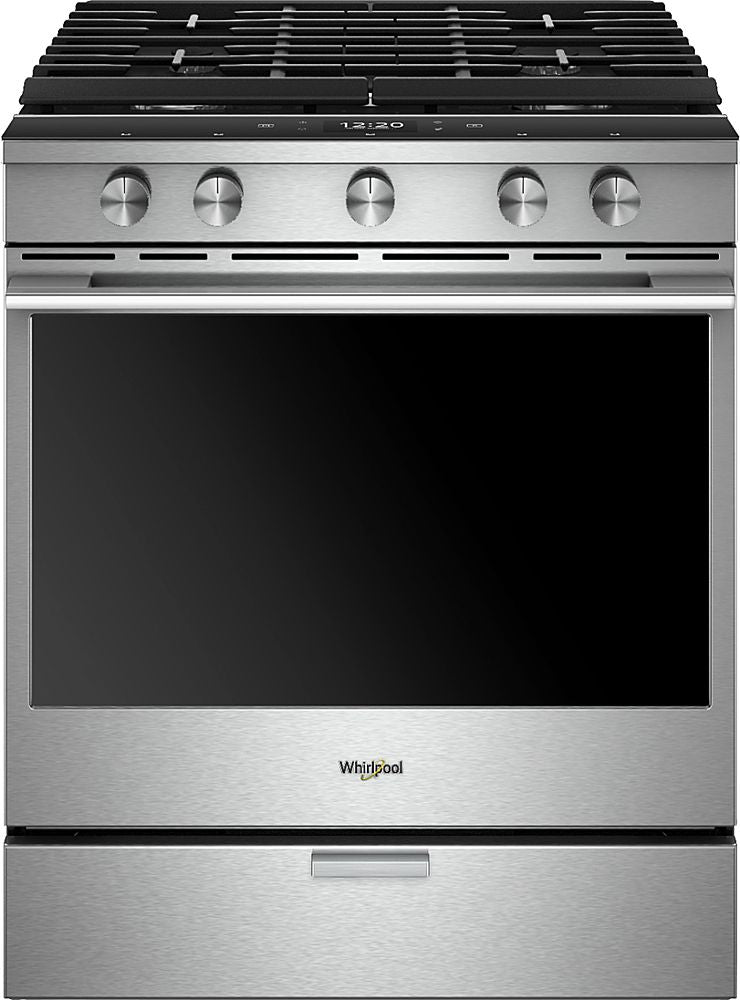 Whirlpool - 5.8 Cu. Ft. Self-Cleaning Slide-In Gas Convection Range - Stainless Steel_0
