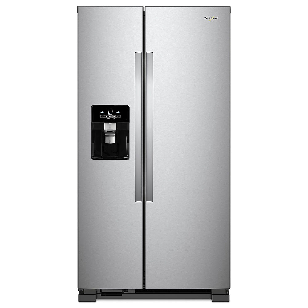 Whirlpool - 24.6 Cu. Ft. Side-by-Side Refrigerator - Stainless Steel_0