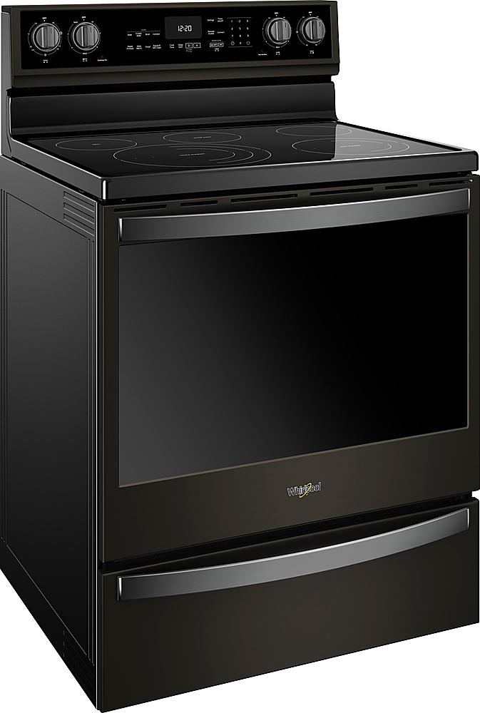 Whirlpool - 6.4 Cu. Ft. Freestanding Electric Convection Range with Self-Cleaning - Black Stainless Steel_9