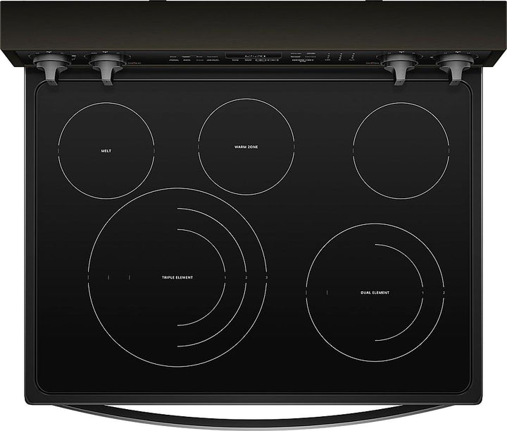 Whirlpool - 6.4 Cu. Ft. Freestanding Electric Convection Range with Self-Cleaning - Black Stainless Steel_3