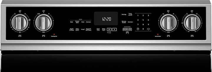 Whirlpool - 6.4 Cu. Ft. Freestanding Electric Convection Range with Self-Cleaning - Stainless Steel_1