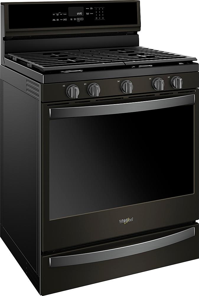Whirlpool - 5.8 Cu. Ft. Freestanding Gas Convection Range with Self-Cleaning - Black Stainless Steel_8