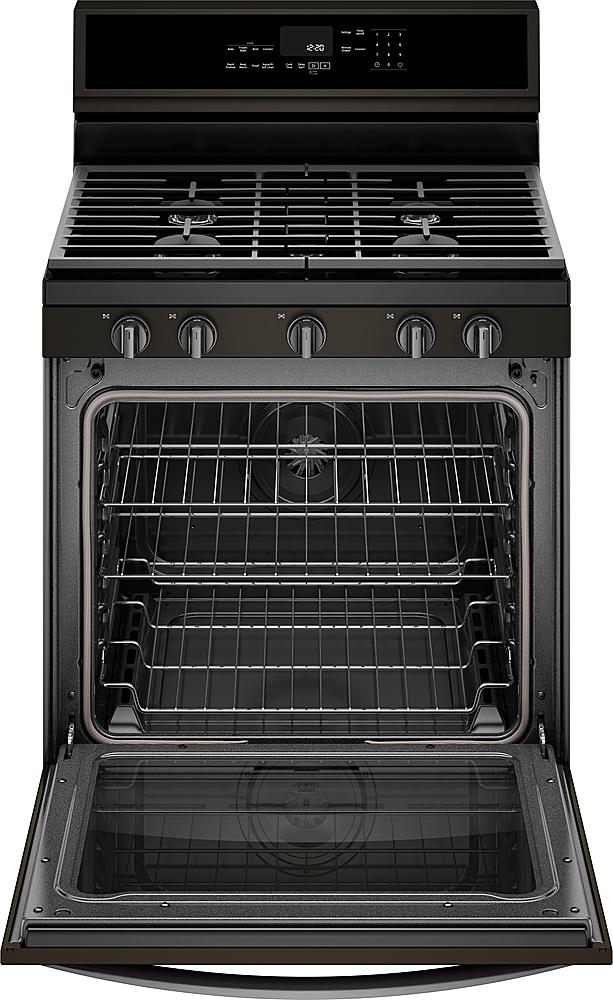 Whirlpool - 5.8 Cu. Ft. Freestanding Gas Convection Range with Self-Cleaning - Black Stainless Steel_3