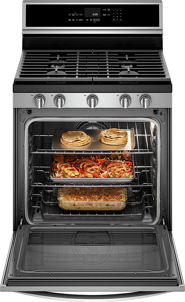 Whirlpool - 5.8 Cu. Ft. Freestanding Gas Convection Range with Self-Cleaning - Stainless Steel_3