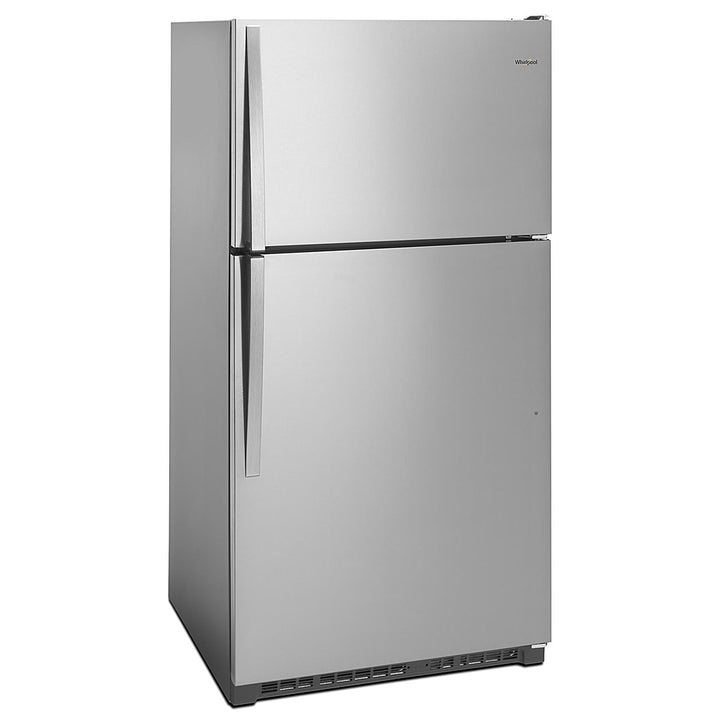 Whirlpool - 20.5 Cu. Ft. Top-Freezer Refrigerator - Stainless Steel_7