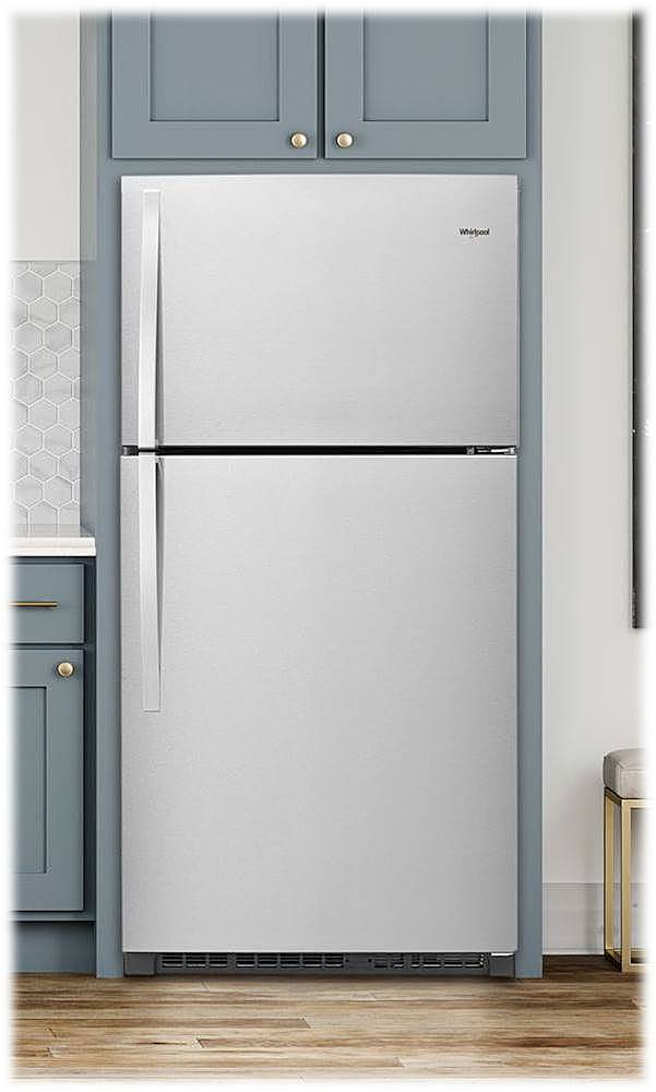 Whirlpool - 21.3 Cu. Ft. Top-Freezer Refrigerator - Stainless Steel_10