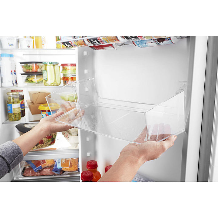 Whirlpool - 21.4 Cu. Ft. Side-by-Side Refrigerator with Fingerprint Resistant - Stainless Steel_7
