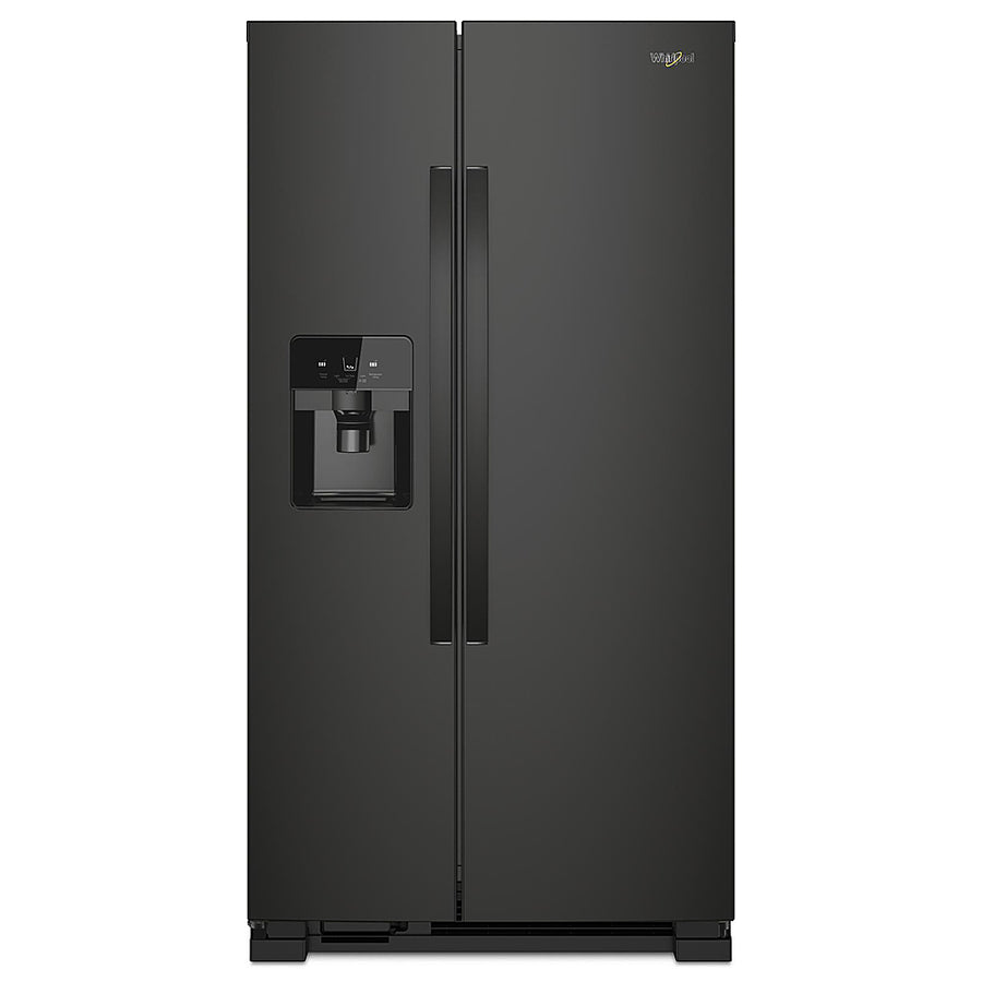 Whirlpool - 21.4 Cu. Ft. Side-by-Side Refrigerator - Black_0
