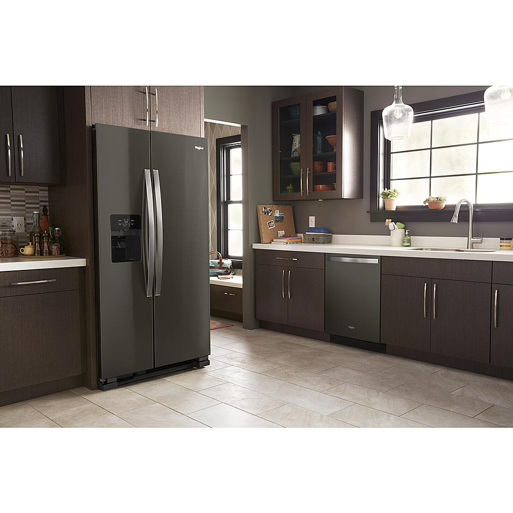 Whirlpool - 21.4 Cu. Ft. Side-by-Side Refrigerator - Black Stainless Steel_4