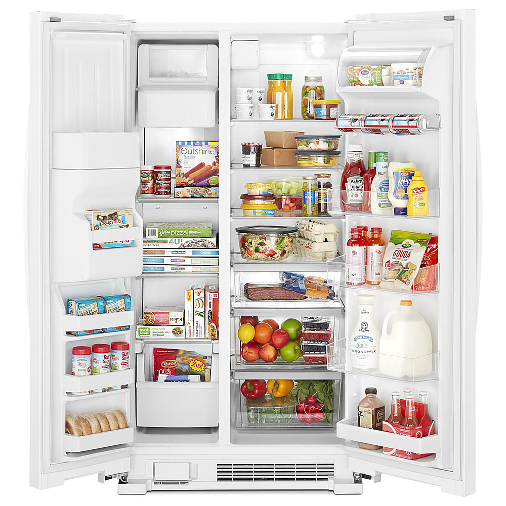 Whirlpool - 21.4 Cu. Ft. Side-by-Side Refrigerator - White_9