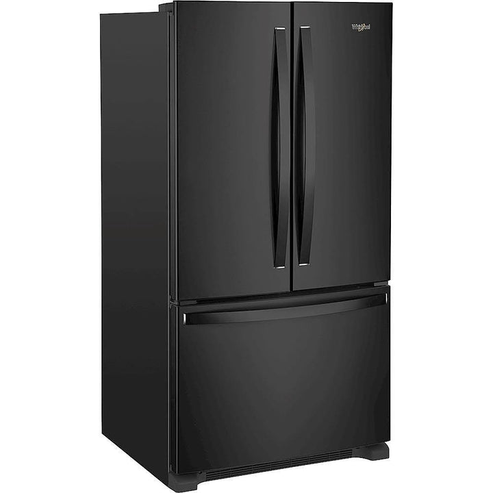 Whirlpool - 20 cu. ft. French Door Refrigerator with Counter Depth Design - Black_7