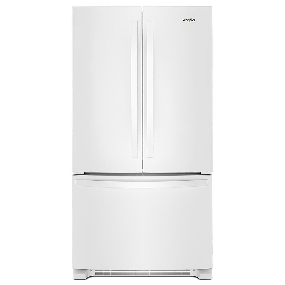 Whirlpool - 20 cu. ft. French Door Refrigerator with Counter Depth Design - White_0